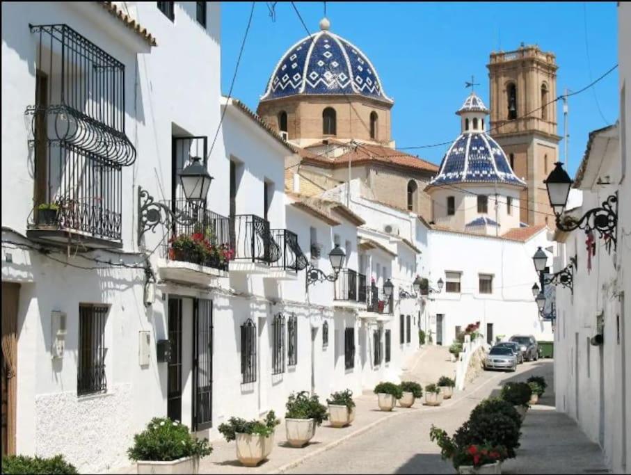 Pueblo Mascarat Con Vista Al Mar Apartment Altea la Vieja ภายนอก รูปภาพ